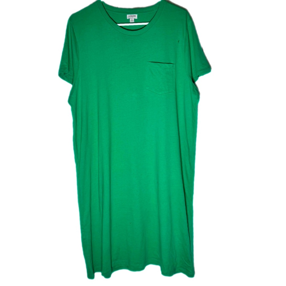 J. Crew Green Midi Dress